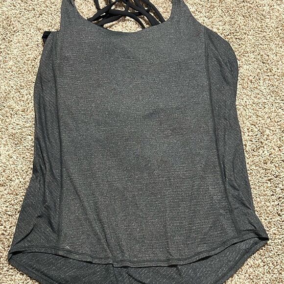 Lululemon Women's Wild Tank Top Gray Size 4 Yoga Gym Activewear - Picture 4 of 7
